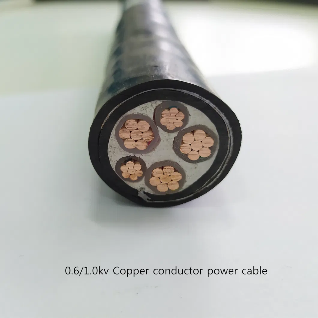 Fire Retardant XLPE Insualted PVC PE Sheathed Copper Aluminum Conductor Low Medium High Voltage Power Cable 600V~1000V Electric Wire