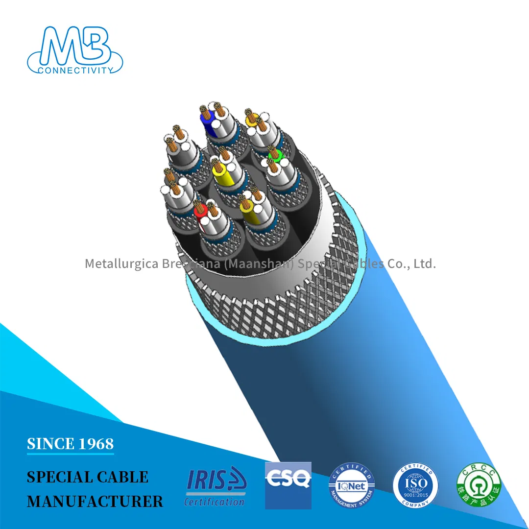 Flame Retardant RS-485 Cables 16.8mm for Automated Process Integrated Wiring