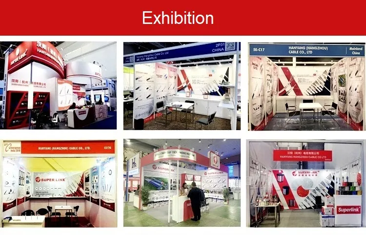 Hangzhou Supplier LAN Cable Factory Cat6e Futp CAT6 High Speed PVC