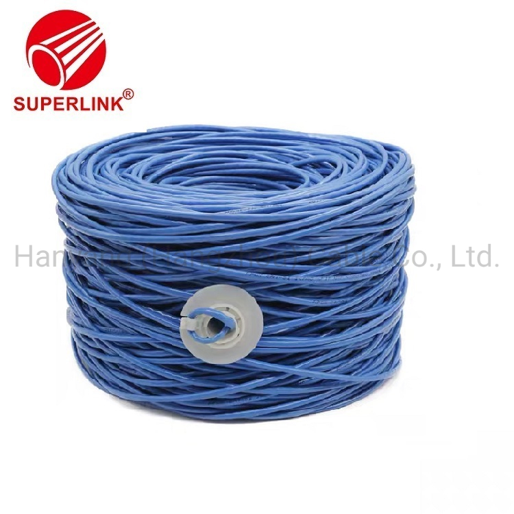 Hangzhou Supplier LAN Cable Factory Cat6e Futp CAT6 High Speed PVC