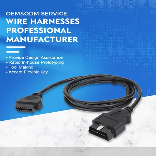 Honda OBD2 OBD2 Splitter 16-Pin Male Lead to Molex 6p with OBD2 Diagnostic Scanner Fault Code Reader