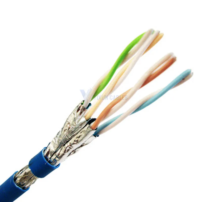 Hot Selling Solid Bare Copper Conductor SFTP CAT6A ETL/UL/Cmx/Cm/Cmr Approved