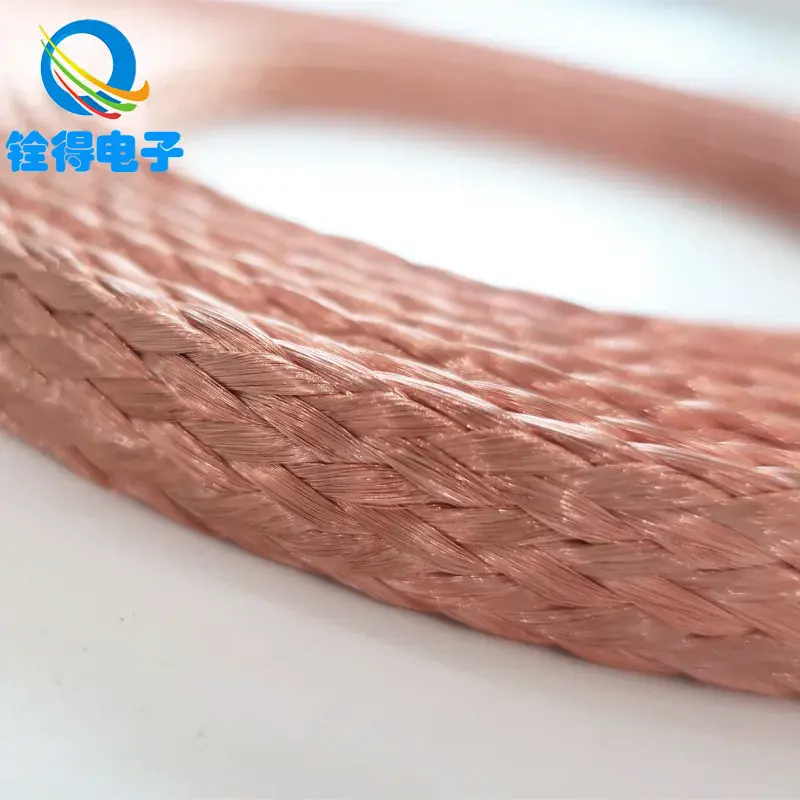 Copper Wire Flat Braided Conductor