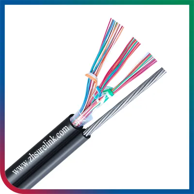 Indoor or Outdoor ADSL Twisted Pairs 0.50mm Bare Copper Telephone Cable
