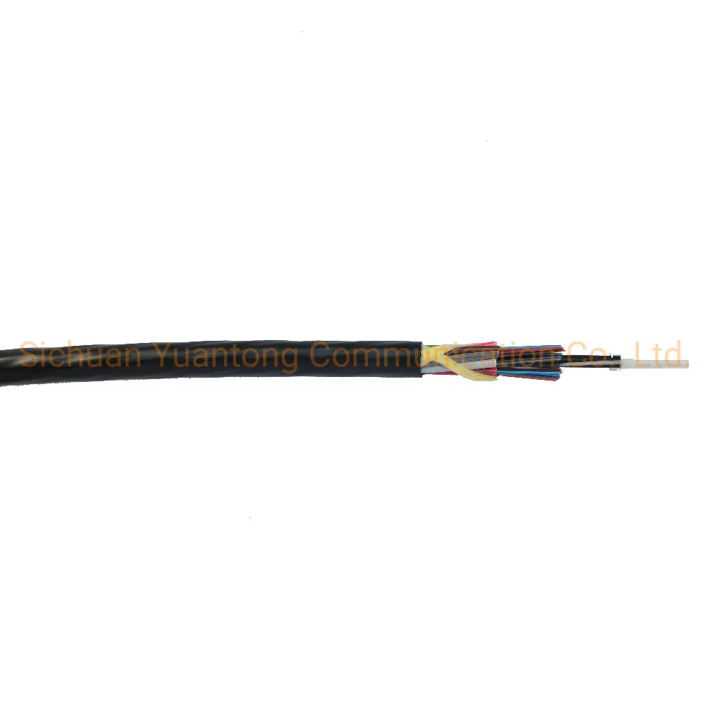 Industry Leader Outdoor Use 2c-144c Air Blown Outdoor Micro Cable PE Sheath, Stranded Loose Tube, G. 652D Fiber Cable Manufactor