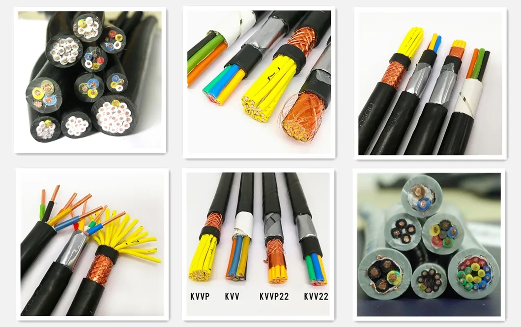 Liycy Cy LSZH Control Cable 300/500V Flexible Cu/Hf/Petp/Tcwb/LSZH (BS 6500/BS EN 50525-3-11) Control Cable
