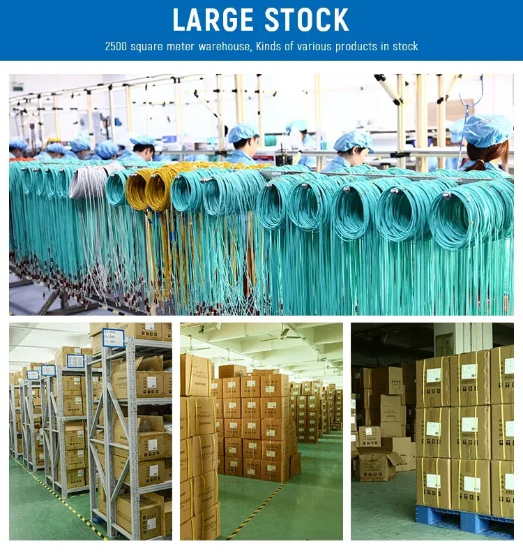 Low Insertion Loss G652D/G657A1 Singlemode Duplex LC/Upc-FC/Upc Fiber Optic Jumper Optical Fiber Patch Cord, 3.0mm/2.0mm, 3 Meters