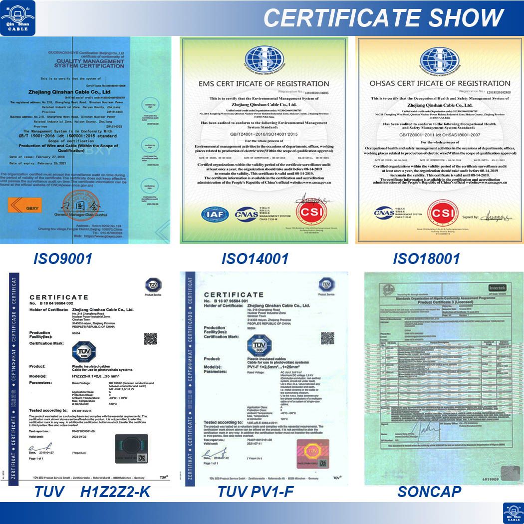 Low Voltage 5X16mm2 XLPE Power Electric Cable with ISO9001 Certificate
