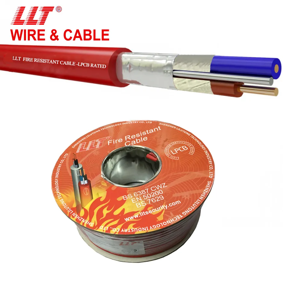 LSZH Thermoplastic Outer Sheath Screened Fire Control Cable