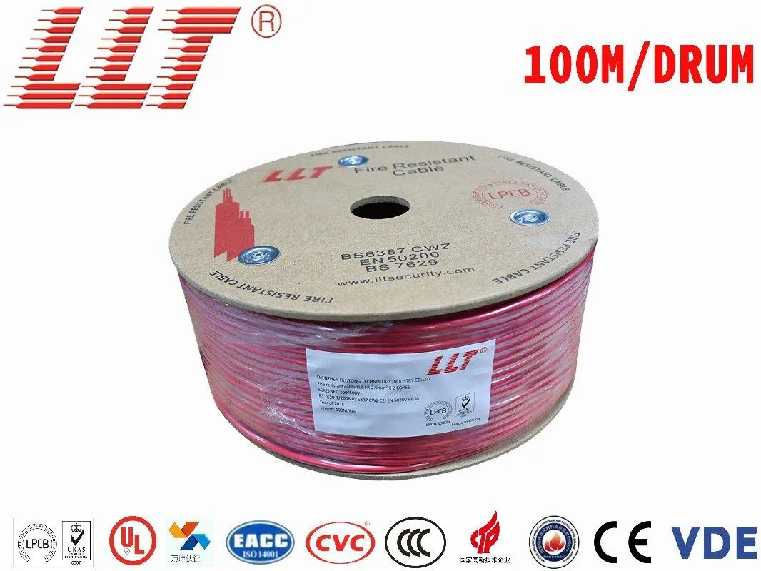 LSZH Thermoplastic Outer Sheath Screened Fire Control Cable