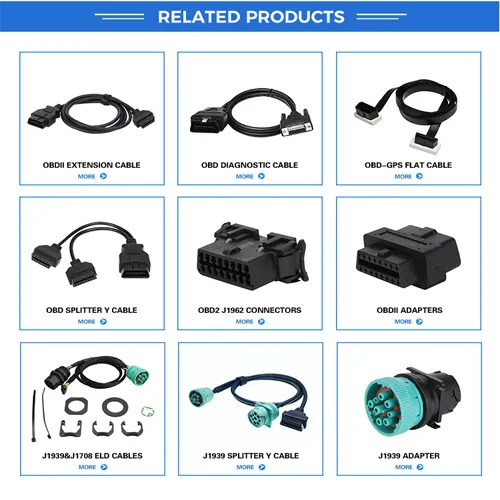 Obdii 16pin Male to Molex 6p with Mini Connector