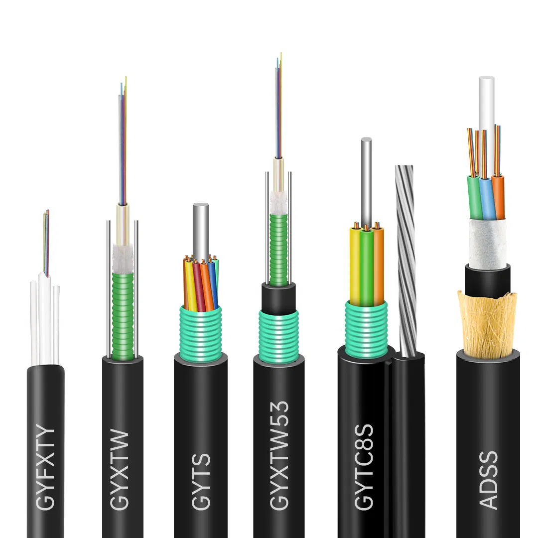 OEM GYTC8S Single Modo G652D Sc Connect Armoured Outdoor Fiber Optical Cable