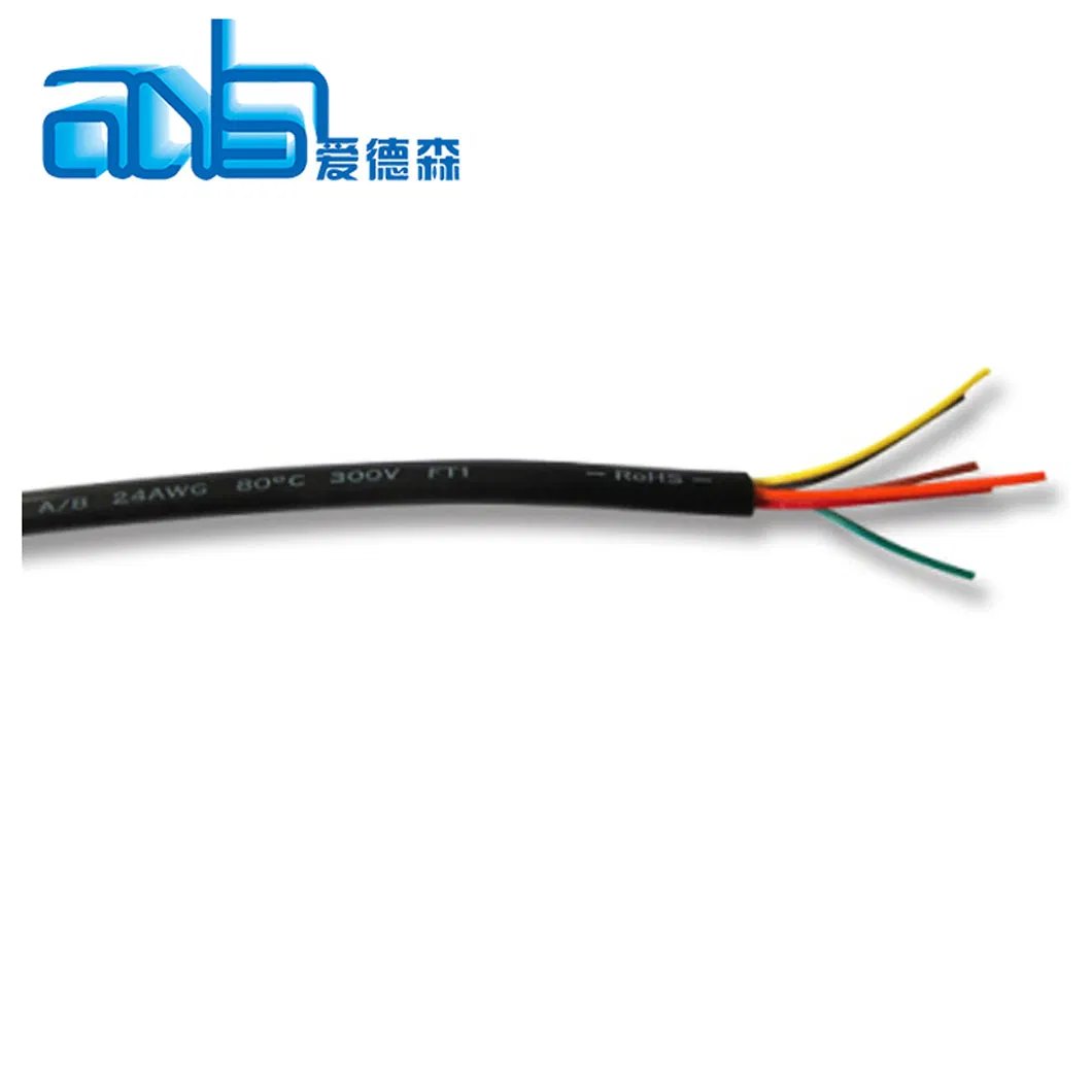 OEM PVC Jacket Sheathed Double Shielded Flexible Copper Wire UL2464 2 Core Multi Core Computer Cable Interconnect Cable