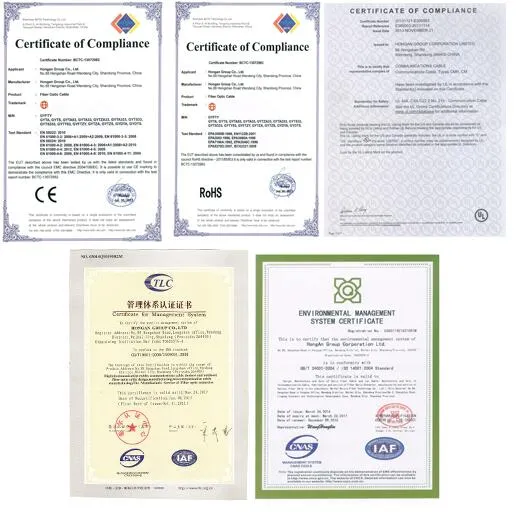 Outdoor GYTY53 Fiber Optic Cable for Telecommunication