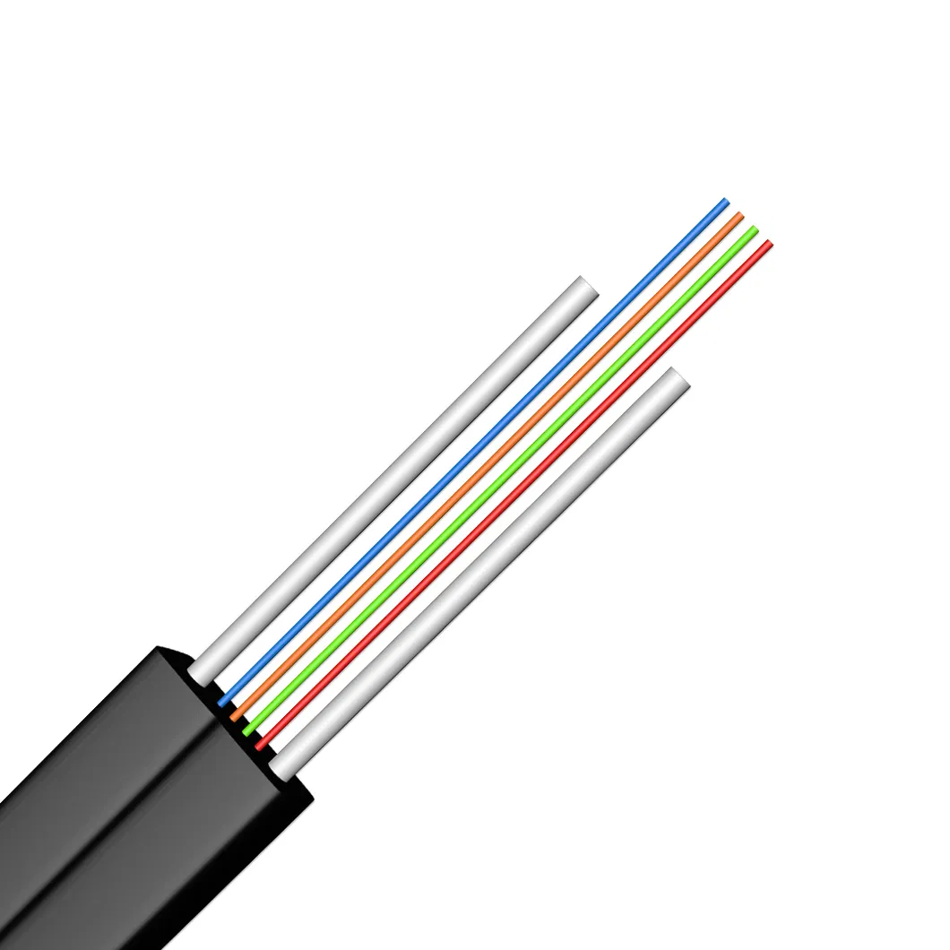 Outdoor Waterproof Armoured FTTH Drop Cable 2fo F657A LSZH Jacket Drop Cable FTTH