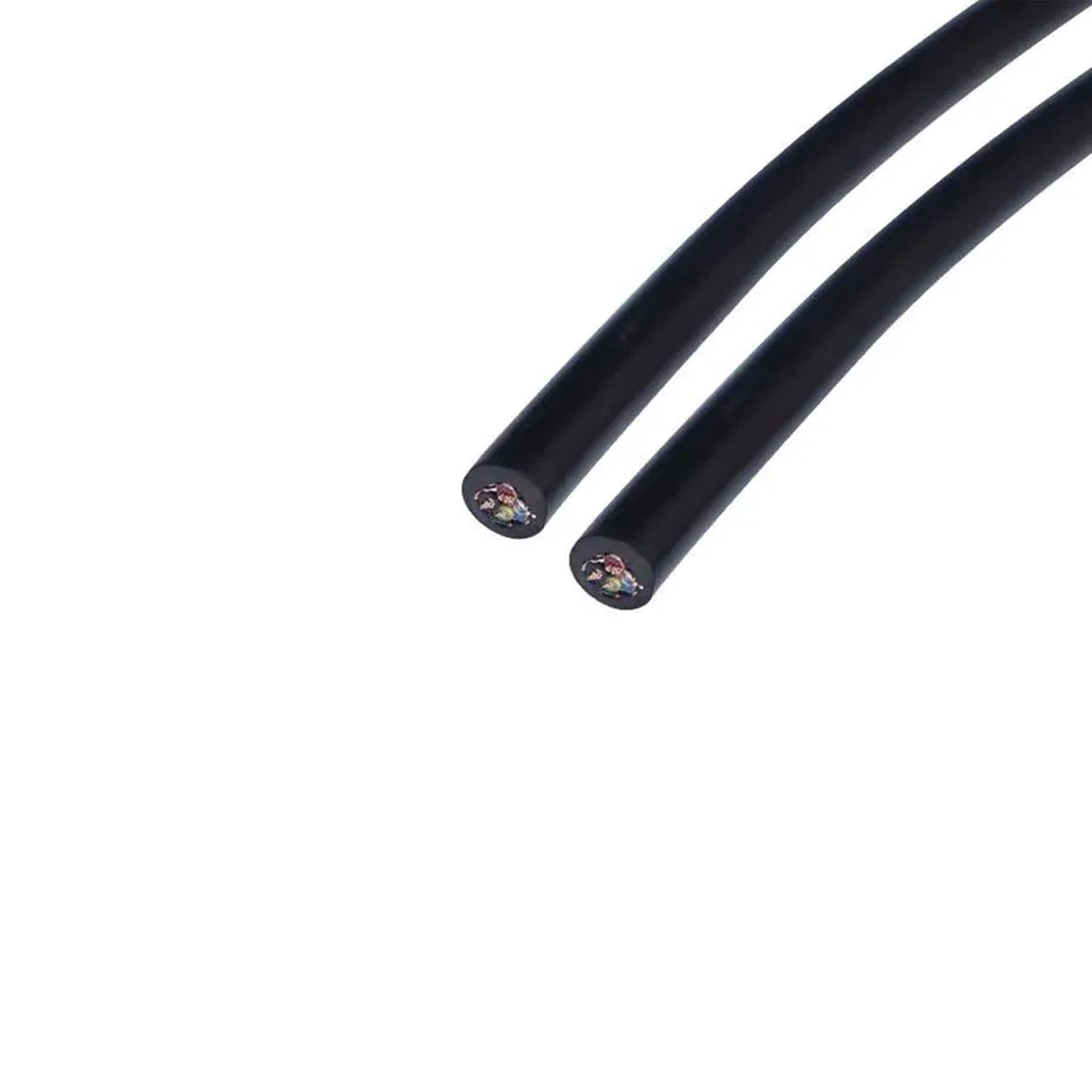 PVC Awm UL2725 5core Wire Black 4mm Data Cable Wire Aluminum USB Cable PVC Insulated Round Flexible Cable Control Electrical PVC Wire Cable