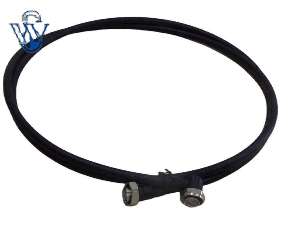 RF Coaxial 1/2′ ′ Superflexible Jumper Cable Assembly with 7/16 DIN Male Connectors on Both Ends