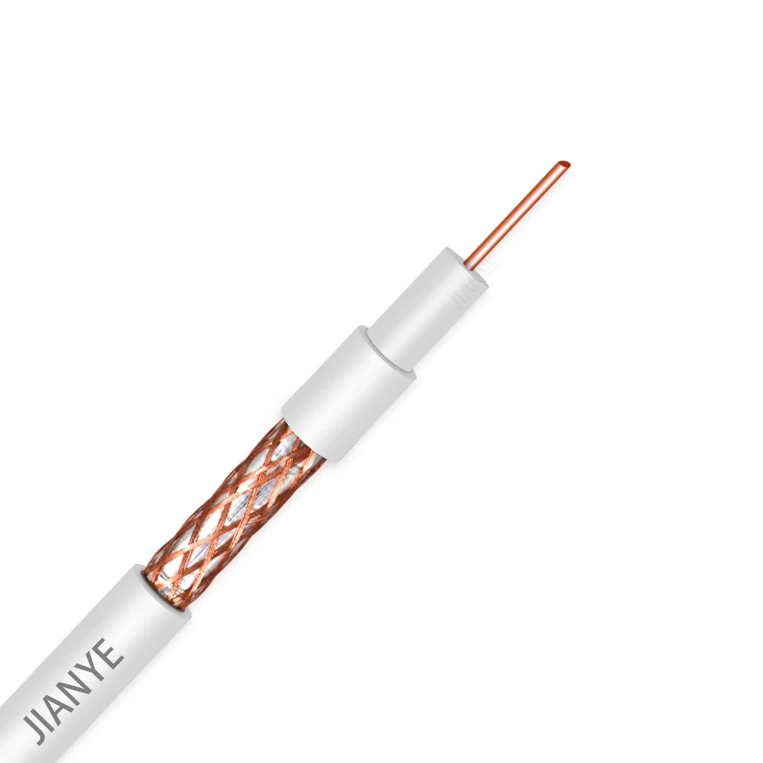 RG6 Bc CCS Center Conductor Electric Copper Wire CCTV CATV Coaxial Cables