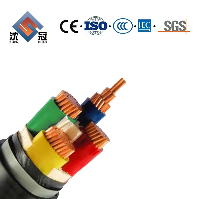 Shenguan Aluminum Alloy Conductor XLPE Insulated Power Cables 0.6/1kv for Power Transmission Electric Cable