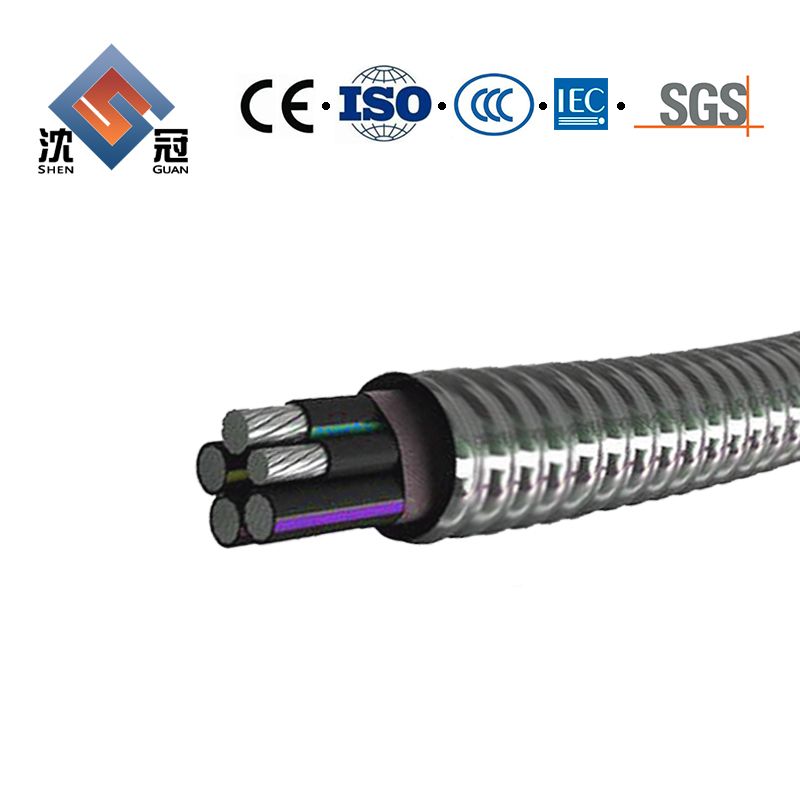 Shenguan Yjv61 0.6/1kv 4*185+1*95 Aluminum Alloy Crosslinked Polyethylene Armored Building Cable Electric Cable