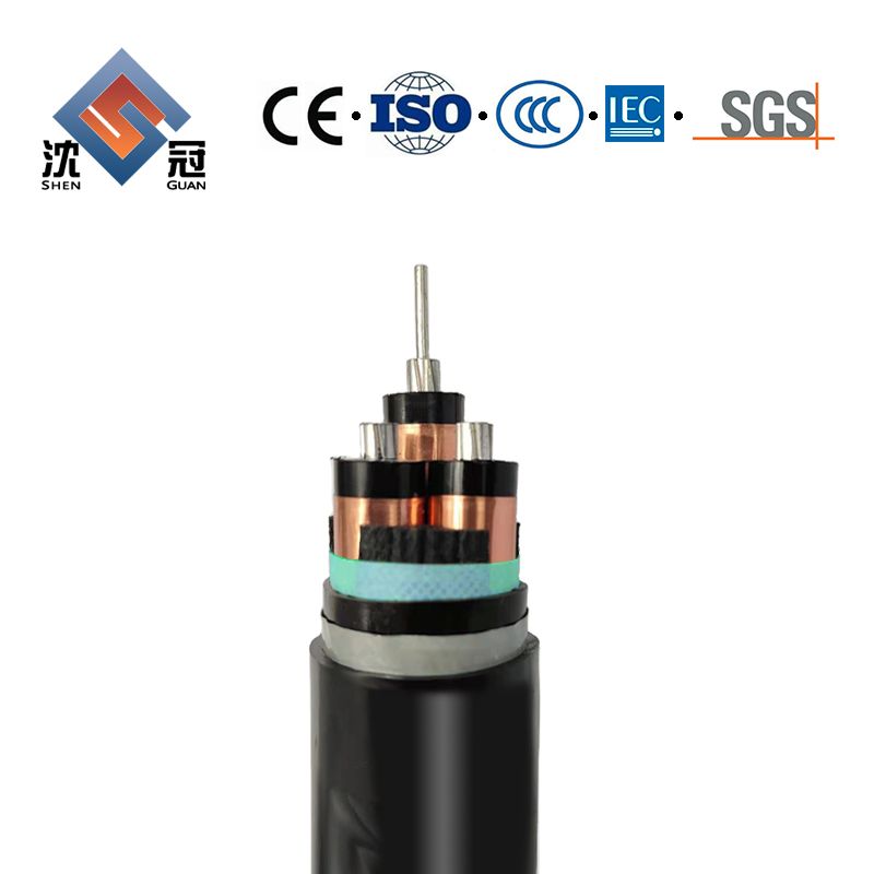 Shenguan Yjv61 0.6/1kv 4*185+1*95 Aluminum Alloy Crosslinked Polyethylene Armored Building Cable Electric Cable