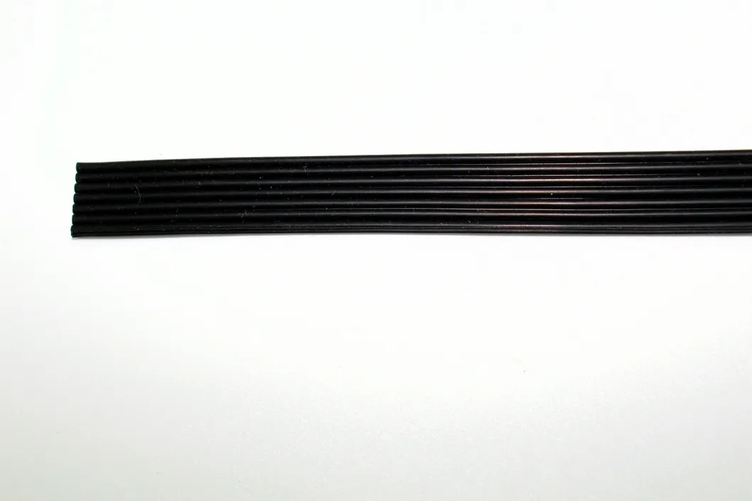 Silicone Flame Retardant Ribbon Cable 7p
