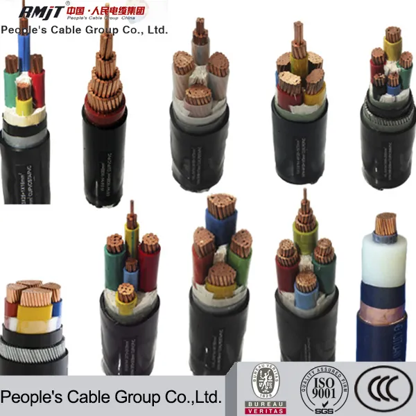 Single Core Copper Conductor PVC Insulated Power Cable 1X240 XLPE Cable 500mcm