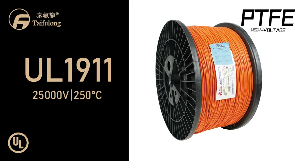 Taifulong PTFE High-Voltage UL1911 16AWG 250° C 25kv-DC Nickel Plated Copper Electric Wire Connector Teflon Wire