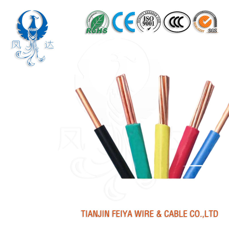 Thhn Nylon Electrical Wire Single Core PVC Insulated Stranded Copper Cable Housing Wire