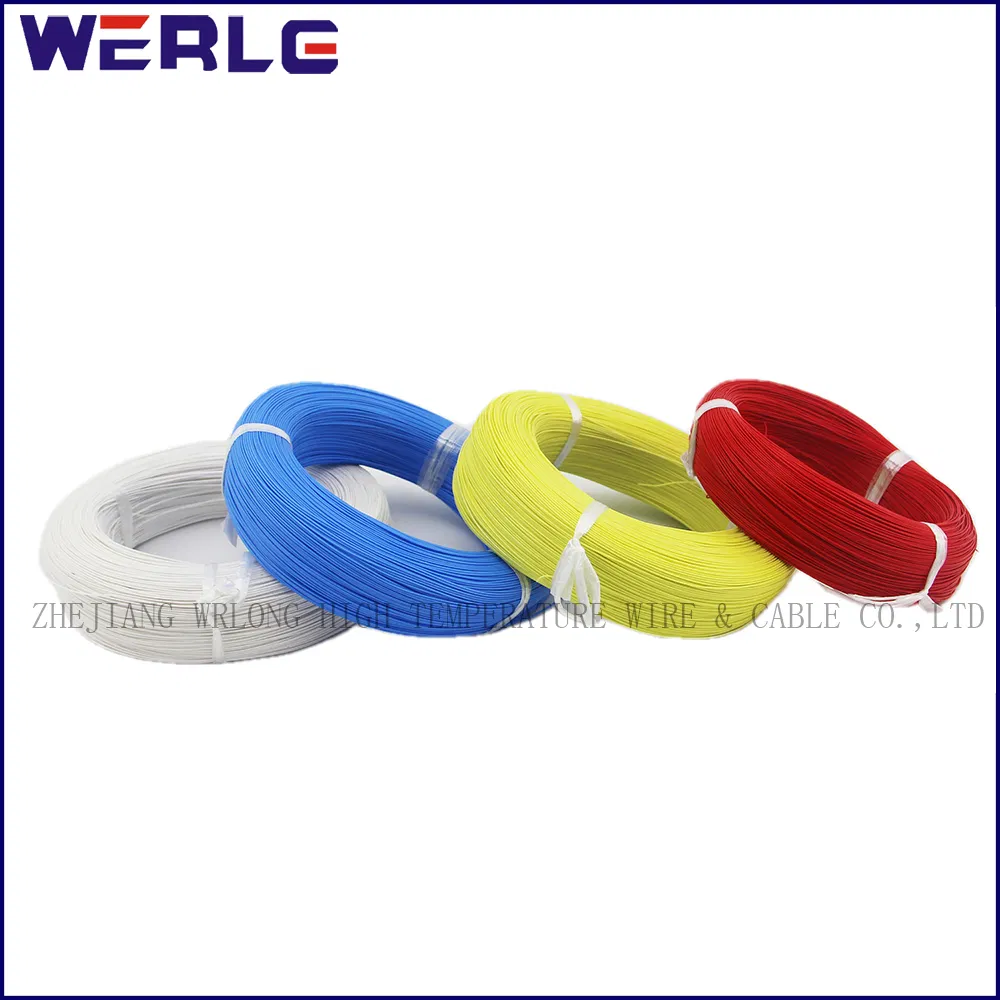 UL 1007 AWG 18 PVC CCTV White Certificated Insulation Tinned Copper Conductor 300V 80c Lighting Electric Cable
