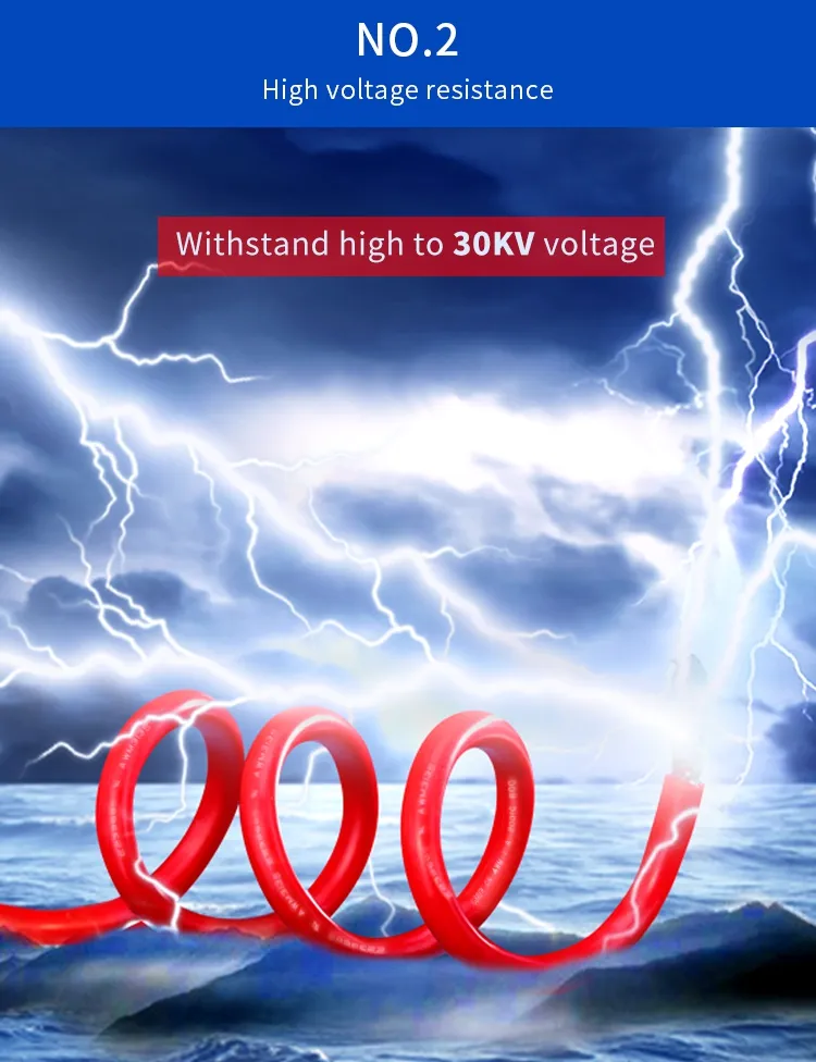 UL 3074 Silicone Rubber High Voltage Wire