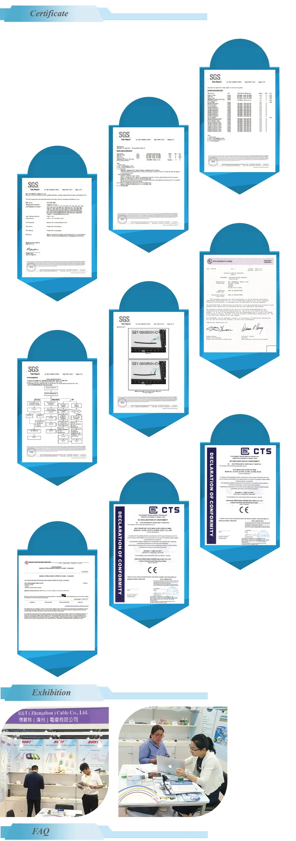 UL Approved 1571 PVC Insulation Wire RoHS Complaint Hook up Electric Wire