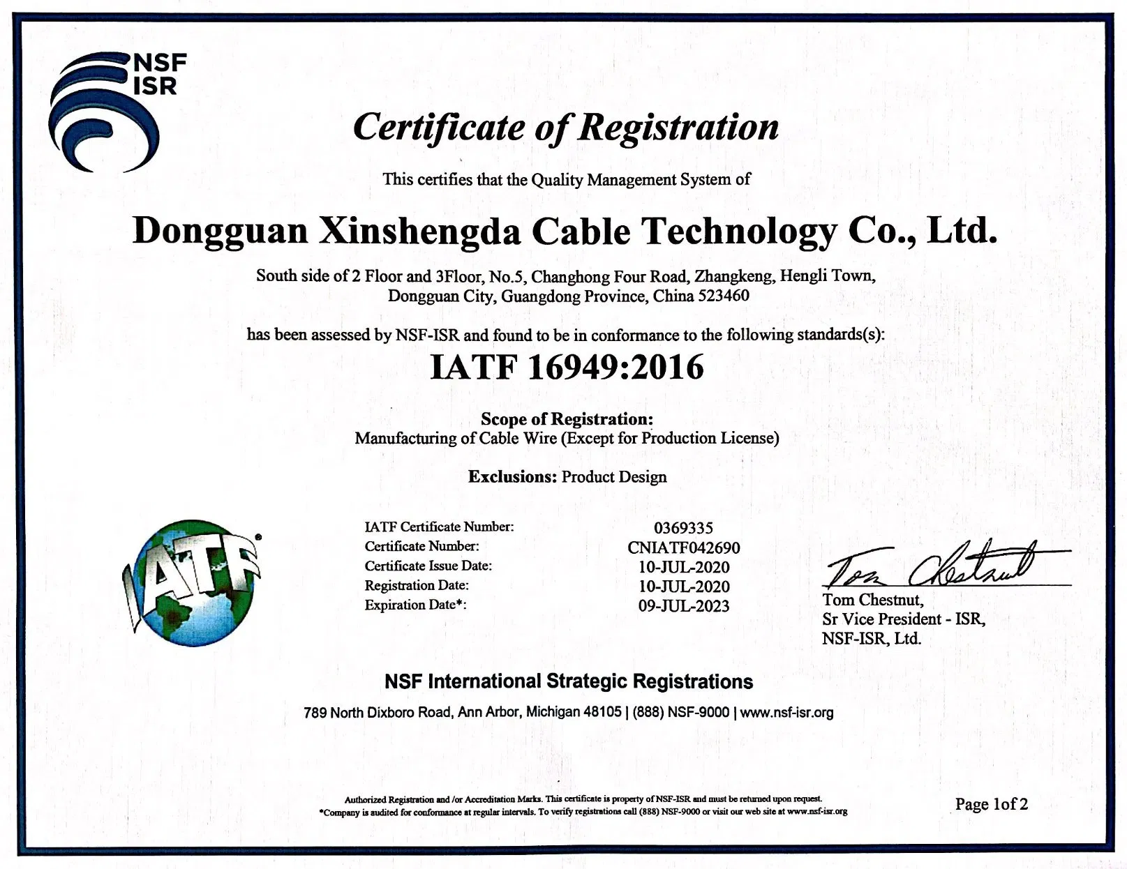 UL Approved FEP Insulated Wire None Sheathed Cable for Housing Wire