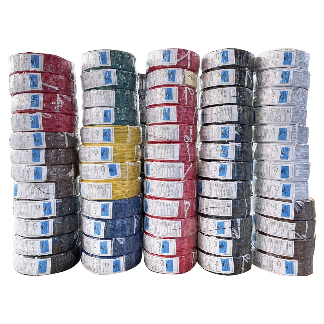 UL Style 1185 80º C 300V Single Core Copper Electric Wire with RoHS Approval PVC Insulation for General Electronics Internal Component Wiring