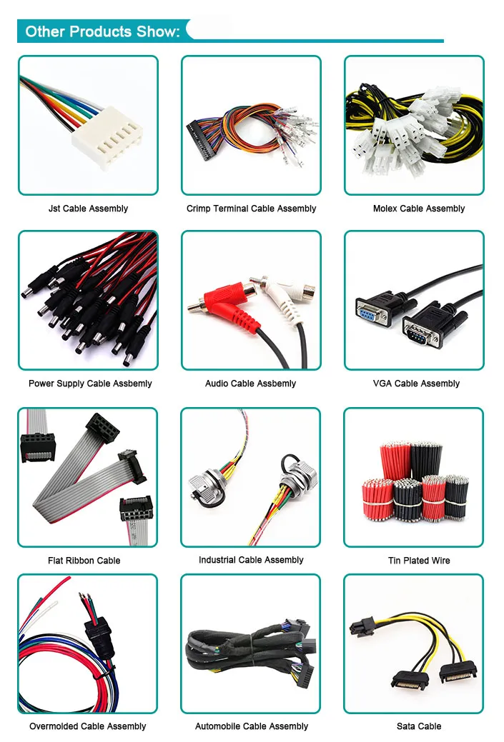 UL1007 PVC Insulated Electrical Wire Wire Harness