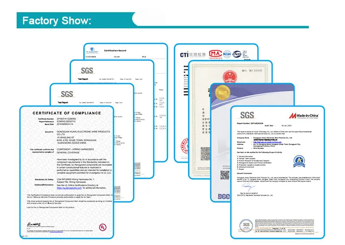 UL10369 XL-PE Insulation Hook-up Wire Wire Harness