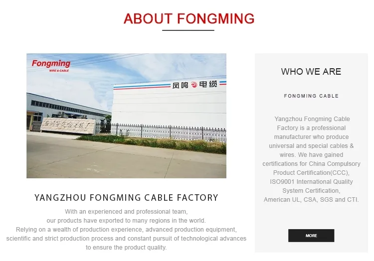 UL3071/3074/3075 600V 200c Silicone Insulation Fiberglass Braided High Temperature Wire