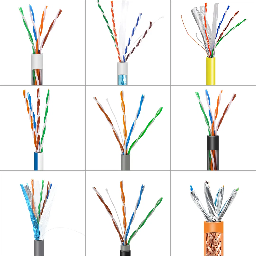 UTP Cable CAT6 305m Manufacture Price Cabo CAT6 High Quality Internet Cable Customizable LAN CAT6 CCA Cable