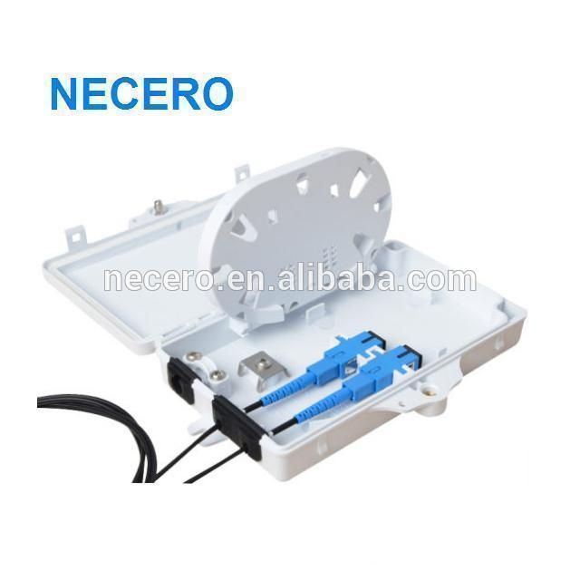 Wall Mount ABS Material 2 Port Fiber Optic Terminal Box