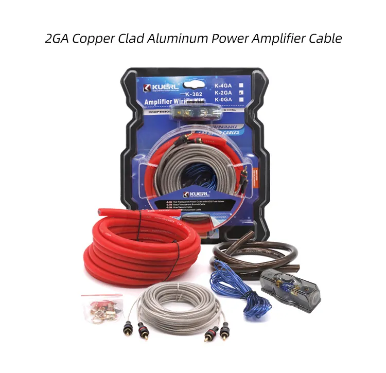 Wholesale High Quality 2ga Car Audio Copper Clad Aluminum Power Amplifier Cable