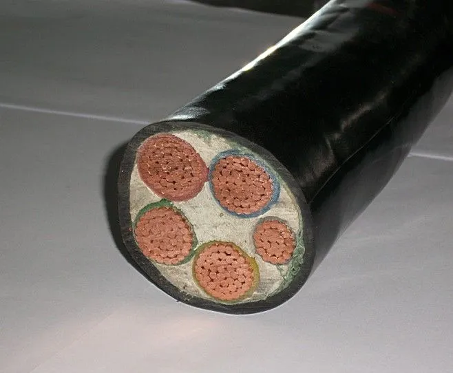 Zr-VV-T PVC Insulated PVC Sheathed Flame-Retardant Power Cable with Concentric Conductor
